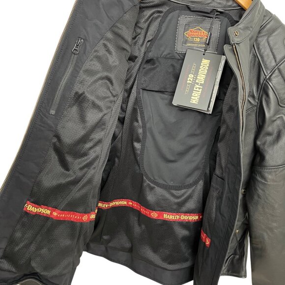 Harley-Davidson® Women's Leather Motorcycle Jacket 2XL - Picture 9 of 16